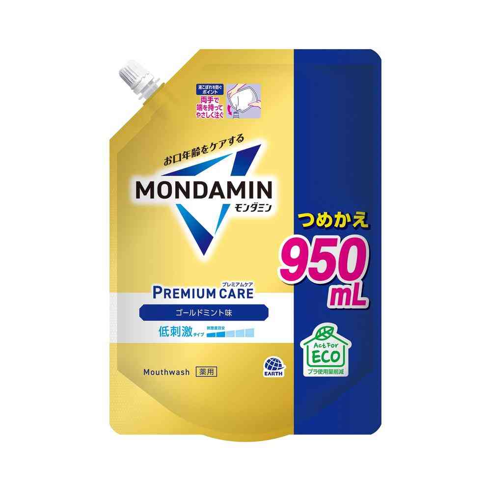 Earth Chemical Mondamin Premium Care Gold Mint Refill 950ml