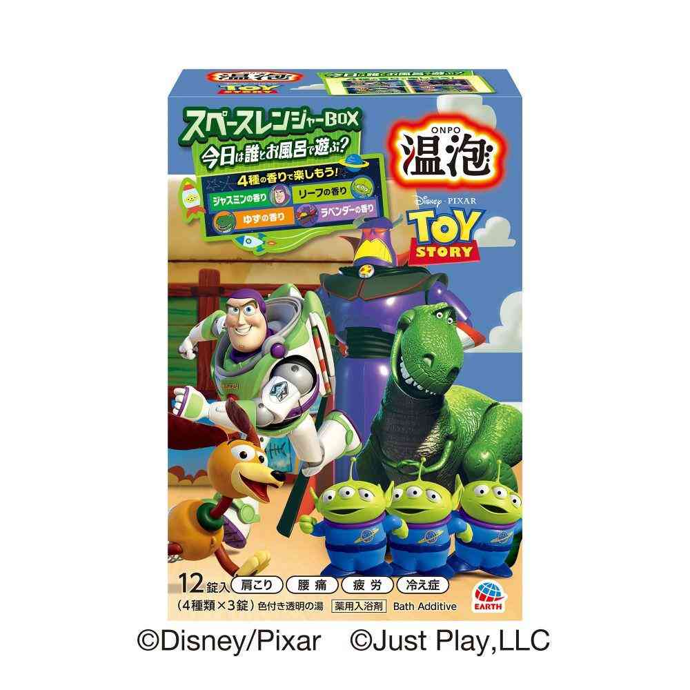 Earth Chemical Onsen Bubble Toy Story Space Ranger BOX 12 Tablets