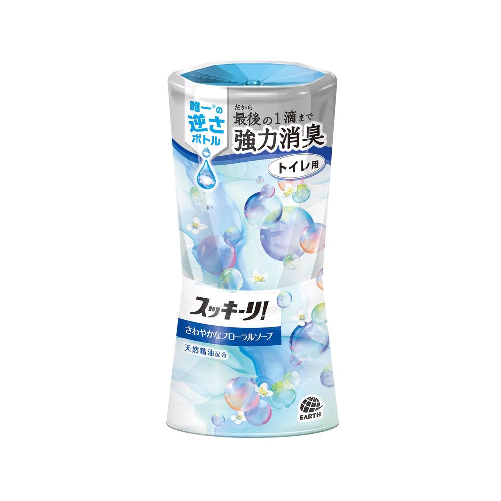 Earth Chemical Toilet Cleaner Floral Soap Scent 400ml