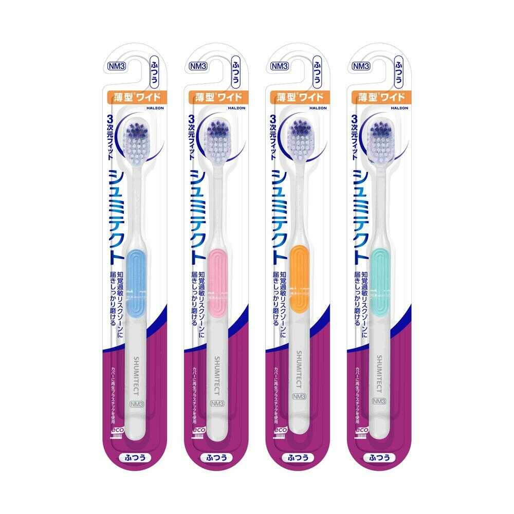 Shumitect Gentle Periodontal Care Toothbrush 3D Fit Slim Wide Regular 1 Piece (Color Not Selectable)