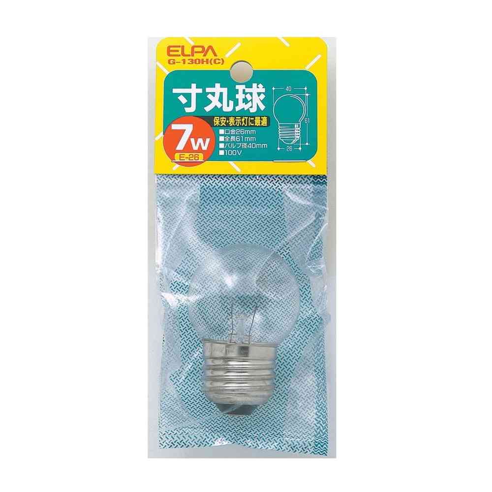 ELPA Round Bulb 7W G-130H (C)