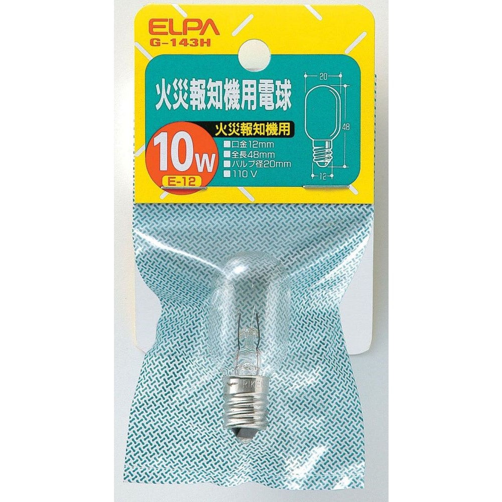 ELPA Fire Alarm Bulb Incandescent E12 110V G-143H
