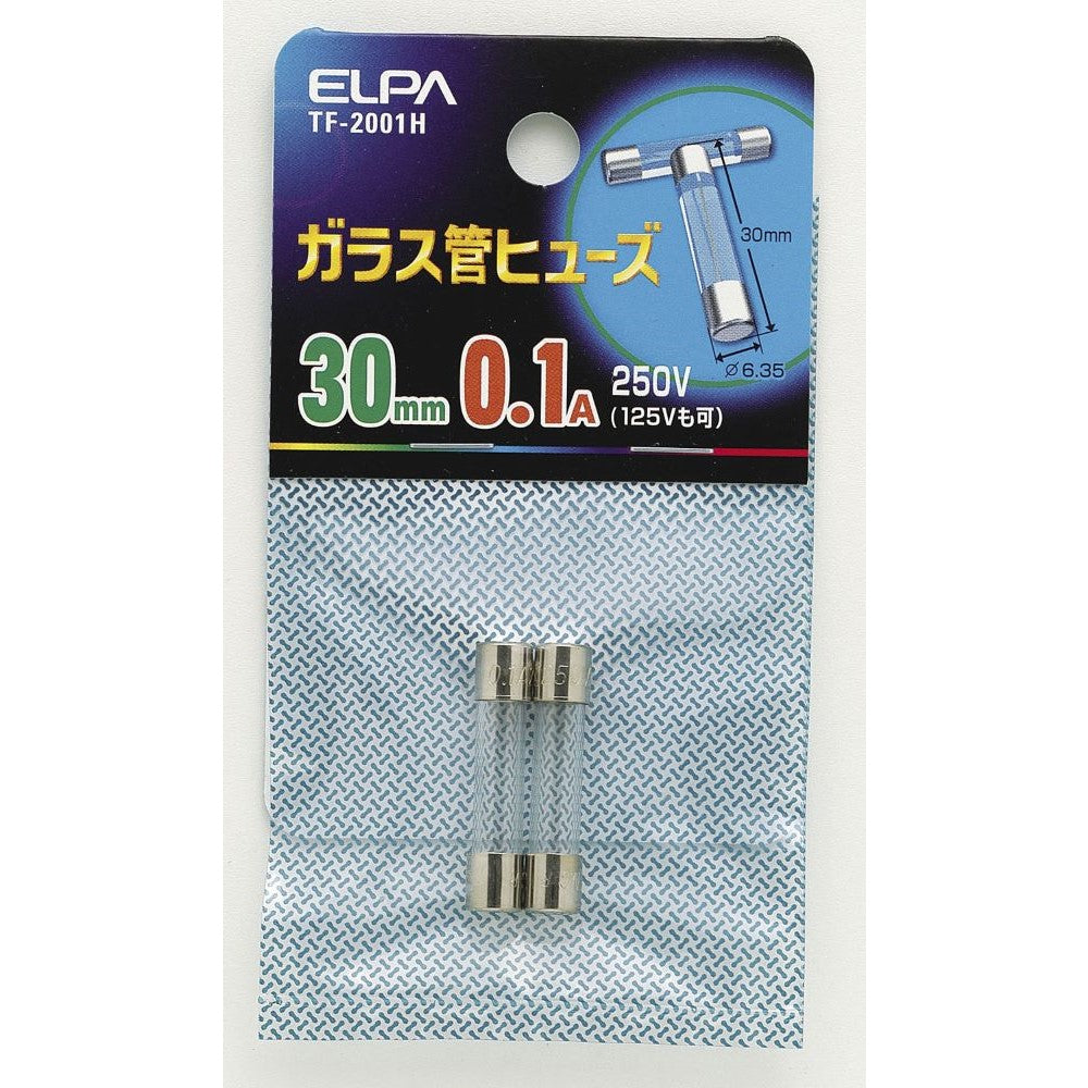 Elpa Glass Tube Fuse 30mm TF-2001H