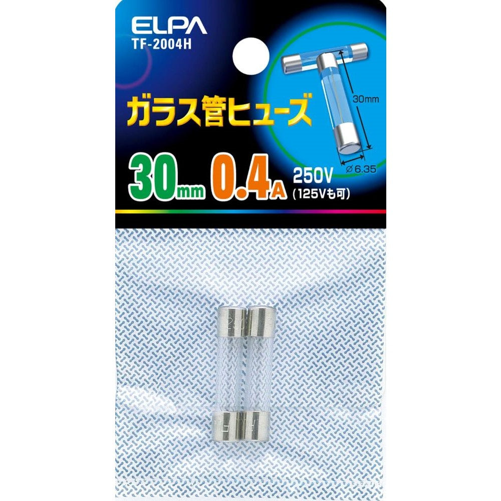 Elpa Glass Tube Fuse 30mm TF-2004H