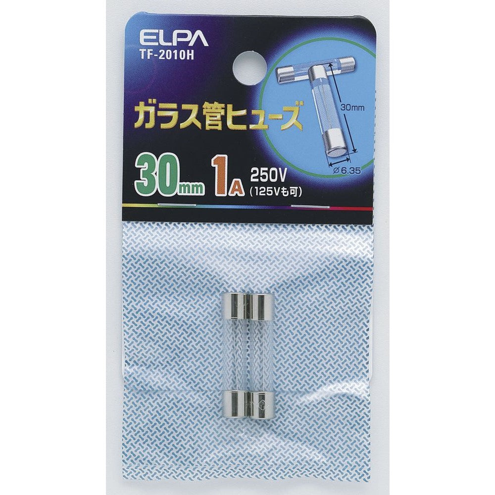 Elpa Glass Tube Fuse 30mm TF-2010H