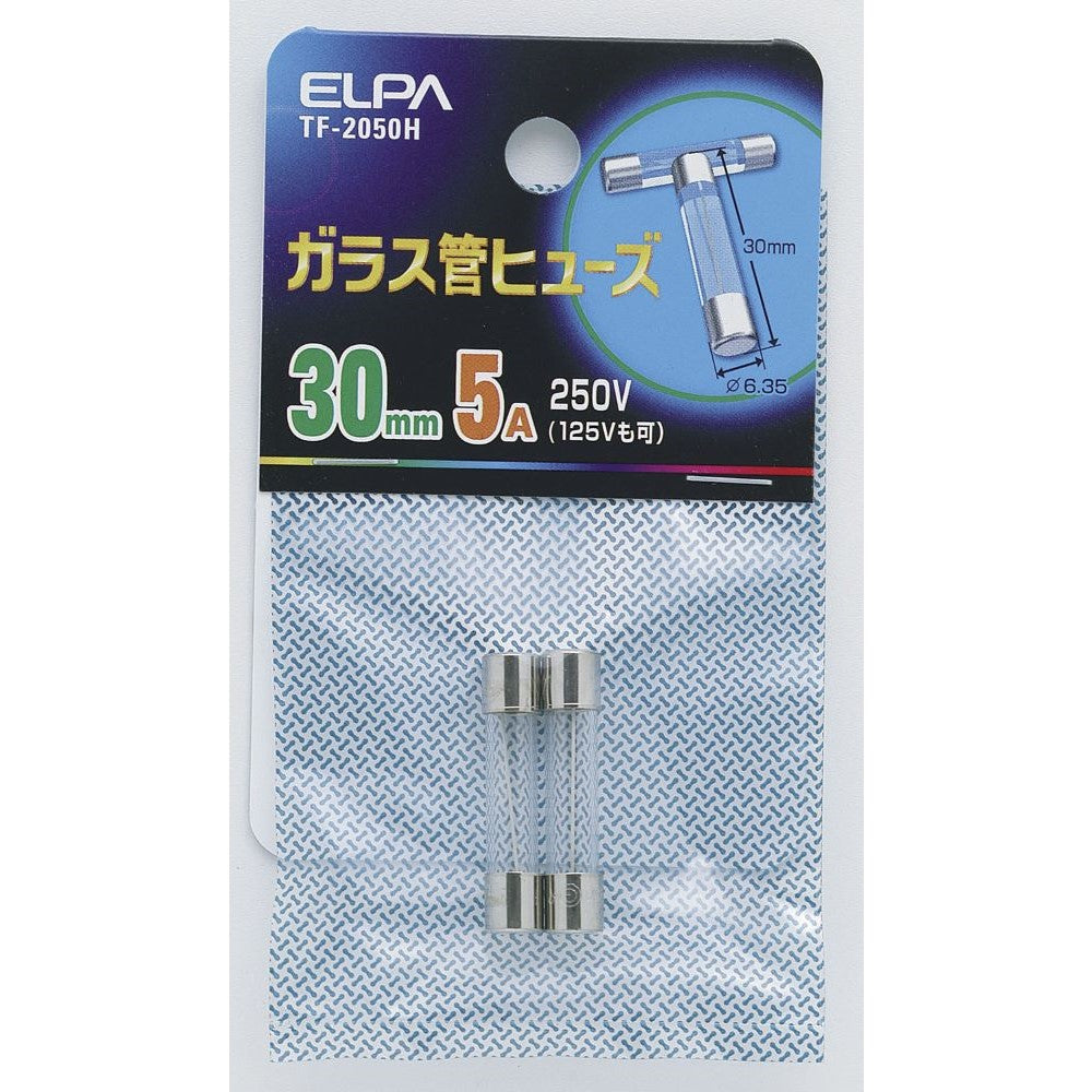 Elpa Glass Tube Fuse 30mm TF-2050H