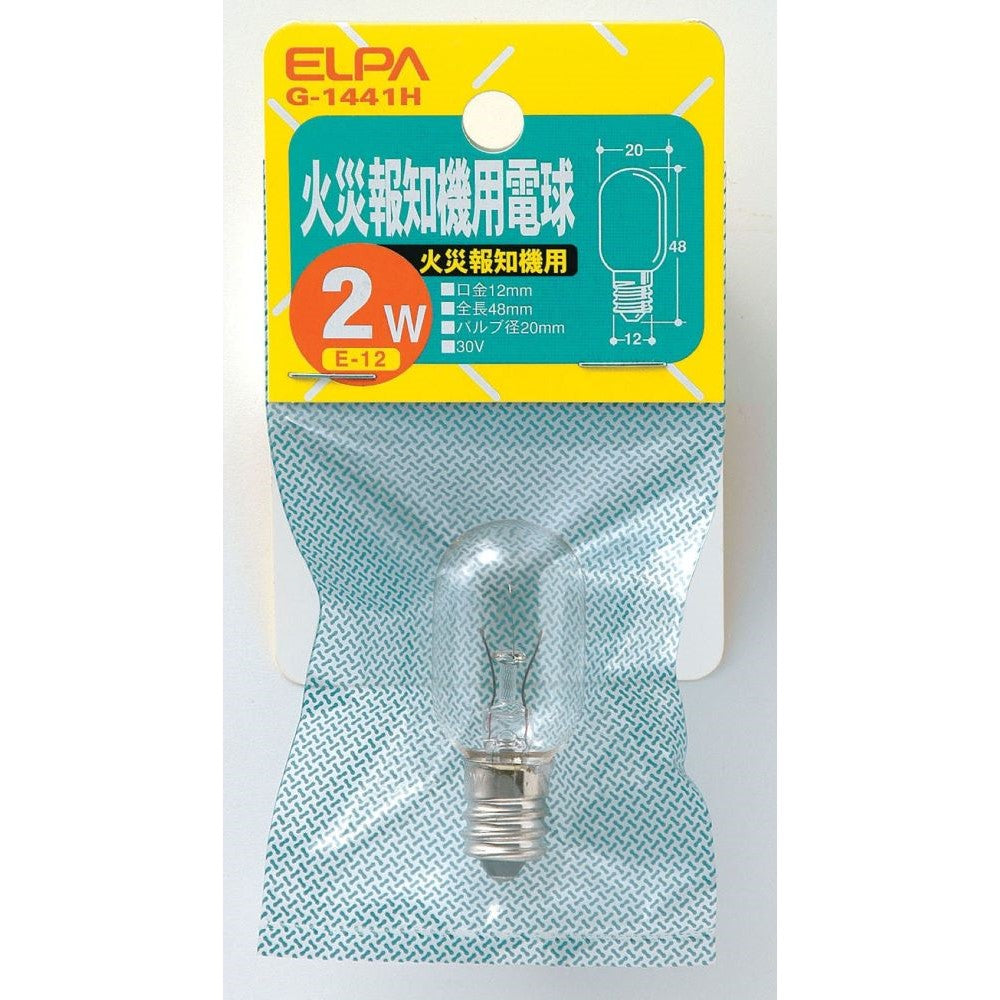 ELPA Fire Alarm Bulb Incandescent E12 30V G-1441H