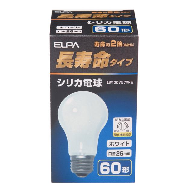 ELPA Long Life Silica Bulb 60W Type E26