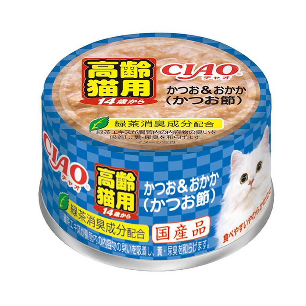Inaba Churu for Cats 14 Years and Older Bonito & Bonito Flakes 75g