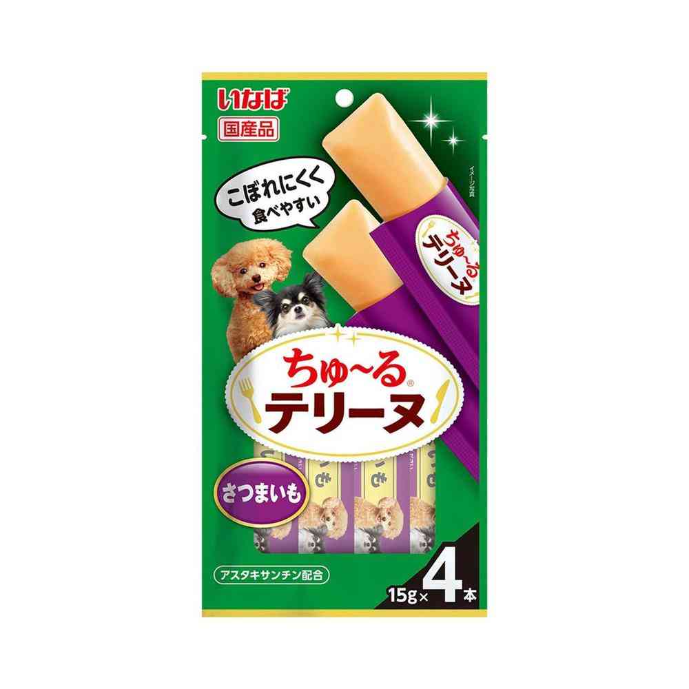 Inaba Pet Food Churu Terrine Sweet Potato 15g×4 Sticks