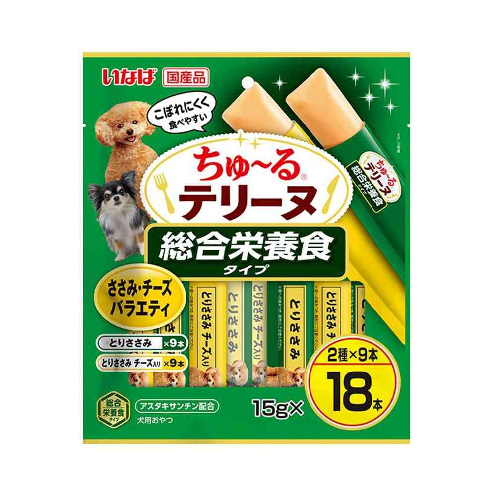 Inaba Pet Food Churu Terrine Complete Nutrition Type Chicken & Cheese Variety 15g×18 Sticks