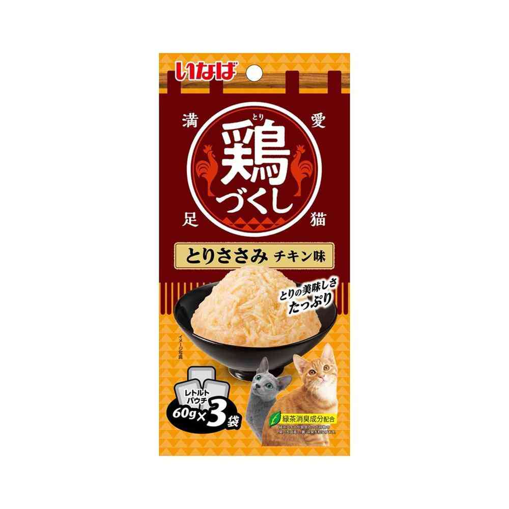 Inaba Pet Food Chicken Pouch Chicken Breast Chicken Flavor 60g×3 Bags