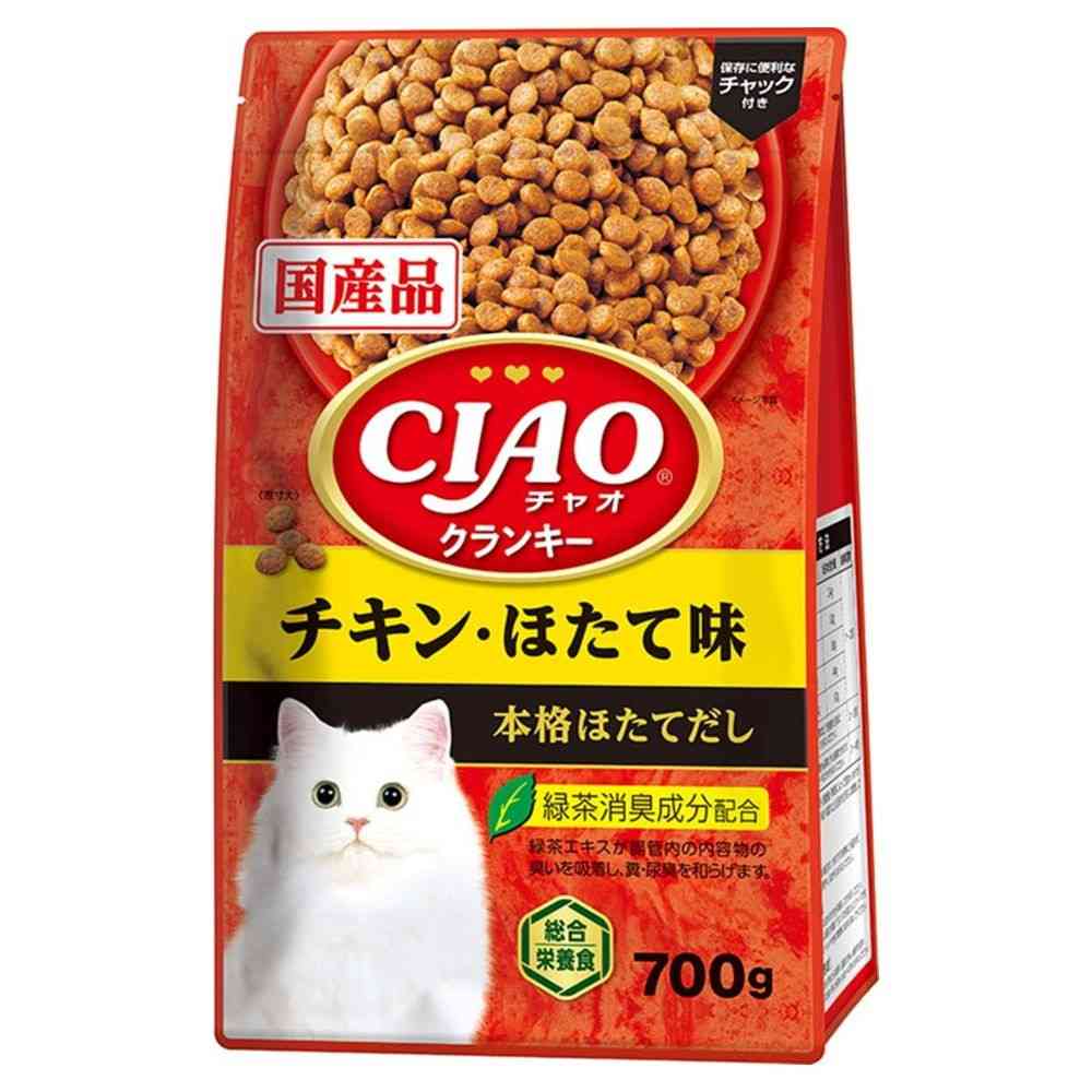Inaba Pet Food CIAO Crunchy Chicken & Scallop Flavor 700g