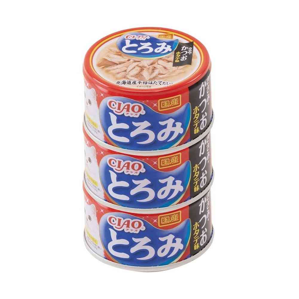 Inaba Thick Chicken Fillet & Bonito with Scallop Flavor 80g x 3
