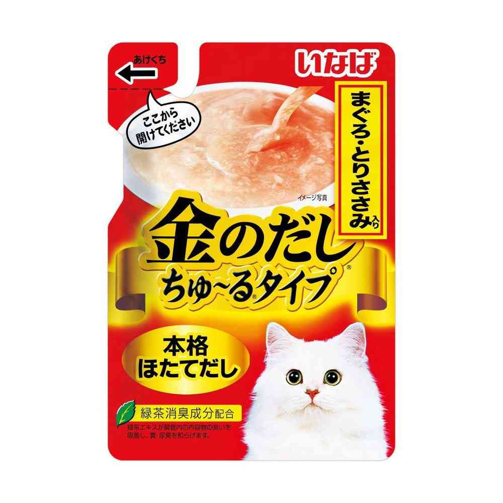 Inaba Golden Broth Churu Type Tuna and Chicken Breast 140g