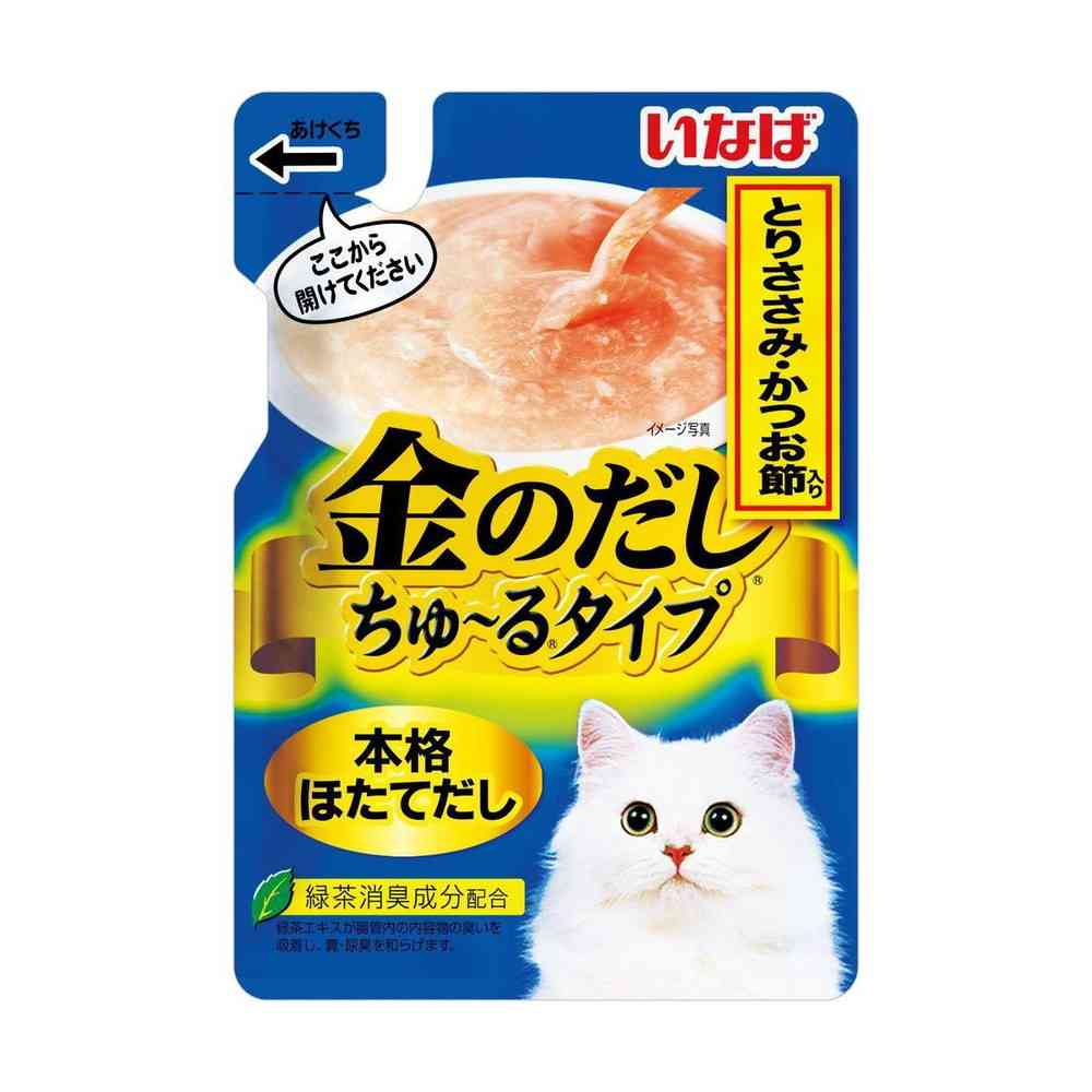 Inaba Golden Dashi Churu Type Chicken Breast with Bonito Flakes 140g