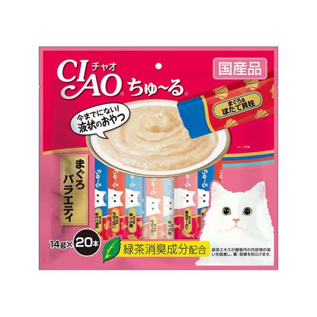 Inaba Churu 20-Pack Tuna Variety 14g x 20