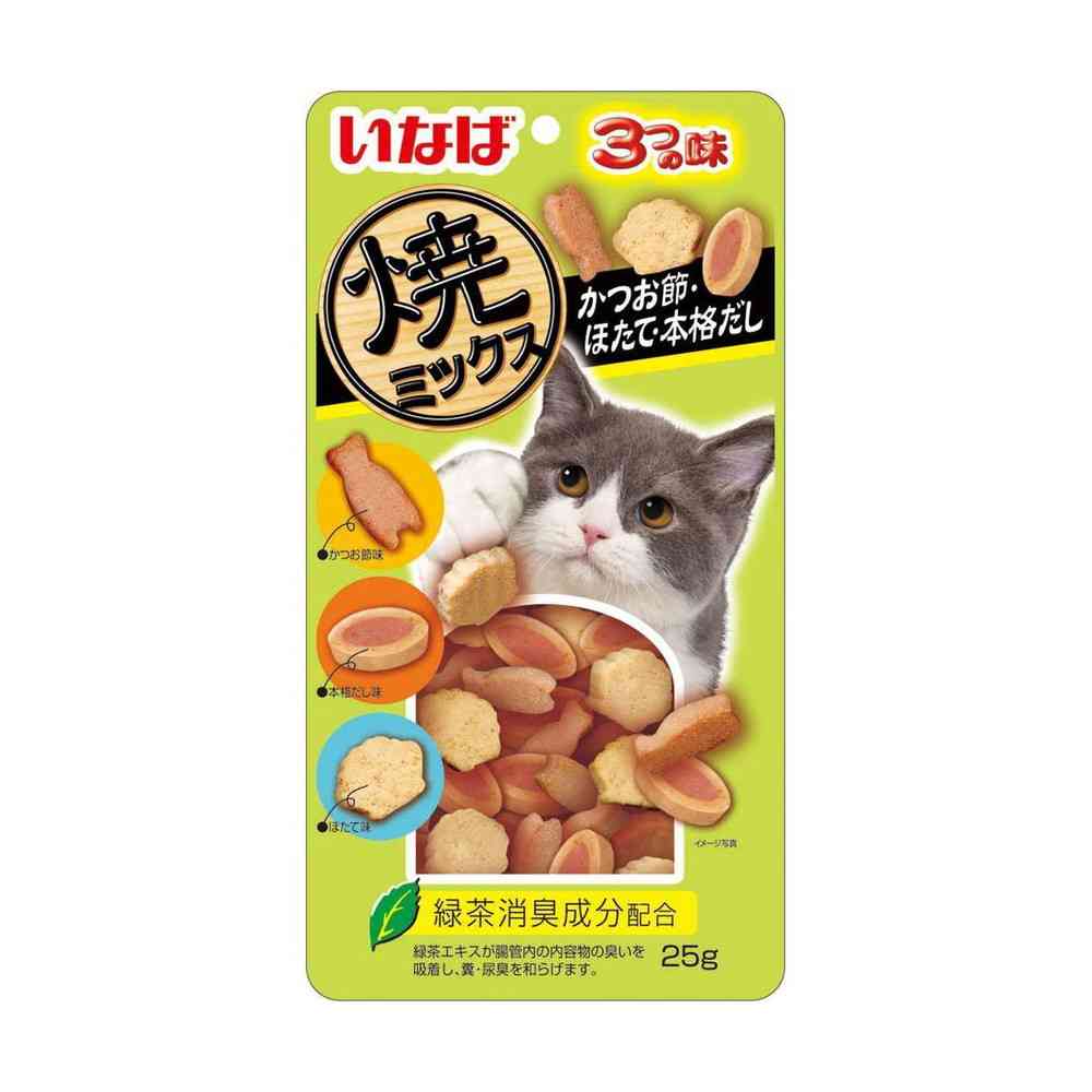 Inaba Grilled Mix Three Flavors Bonito Flakes, Scallop, Authentic Broth 25g