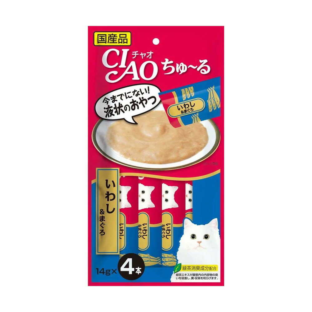 Inaba Churu Tuna & Sardine 14g x 4 Sticks