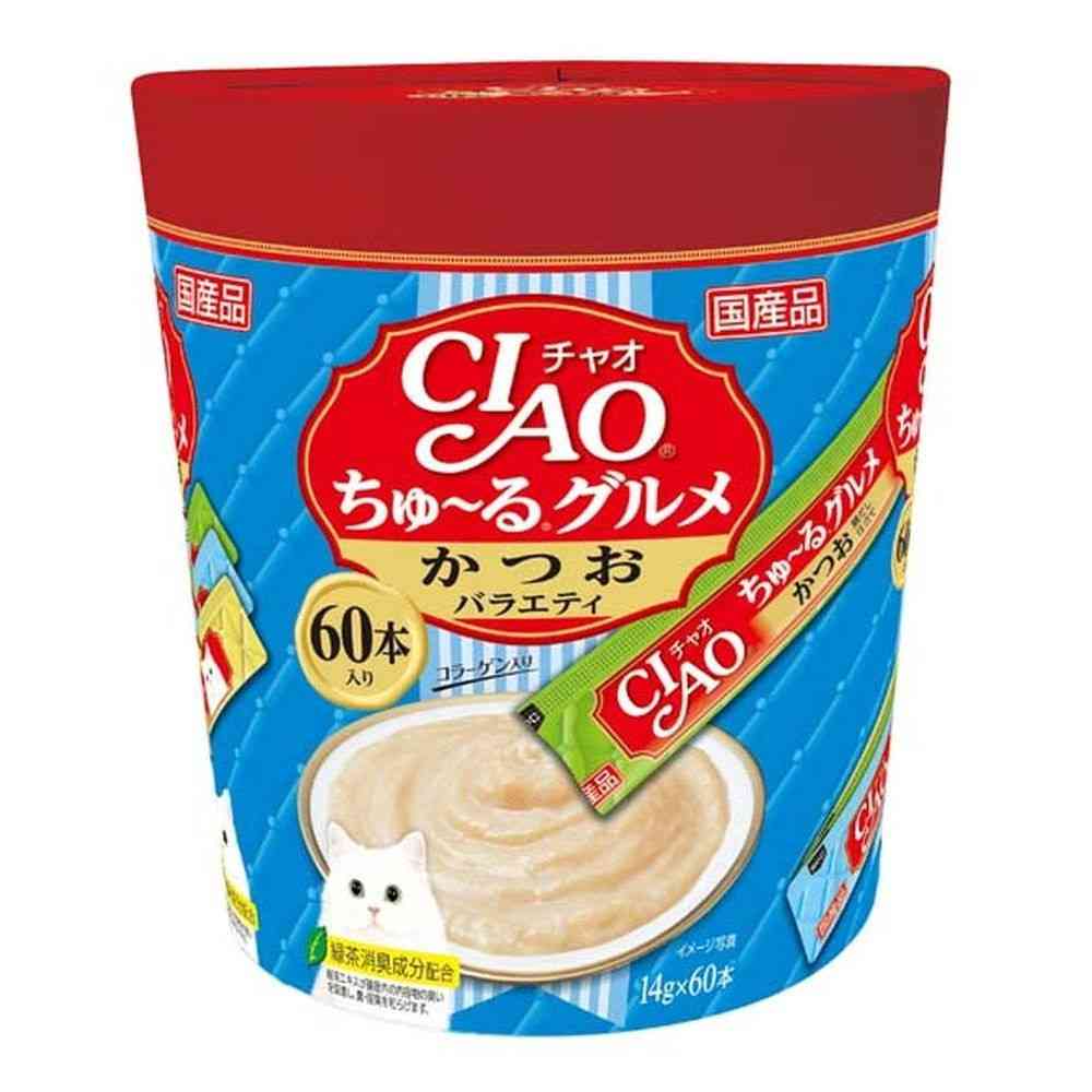 Inaba Churu Gourmet Bonito Variety 14g x 60