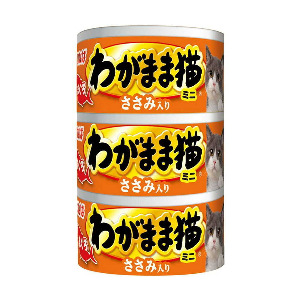 Inaba Wagamama Cat Tuna Mini 3 Cans with Chicken Breast 60g x 3