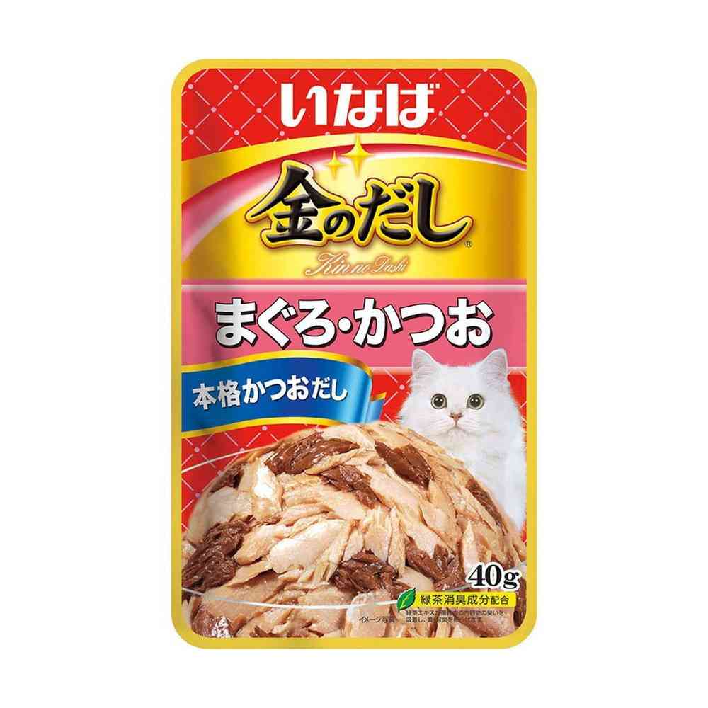 Inaba Golden Broth Pouch Tuna & Bonito 40g