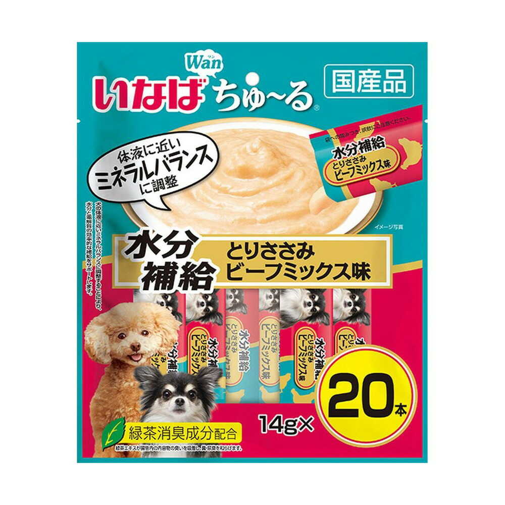 Inaba Churu Hydration Chicken Breast & Beef Mix Flavor 14g x 20 Sticks