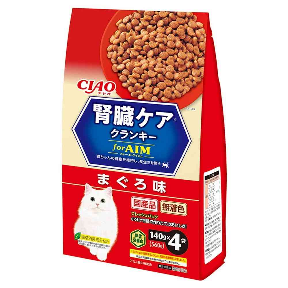 Inaba Pet Food CIAO Kidney Care Crunchy Tuna Flavor 140g×4