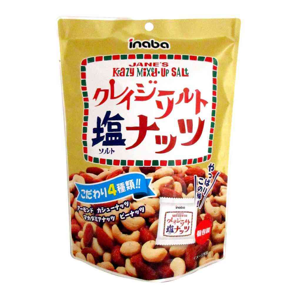Inaba Peanuts Crazy Salt Nuts 126g (Including Individual Packaging)