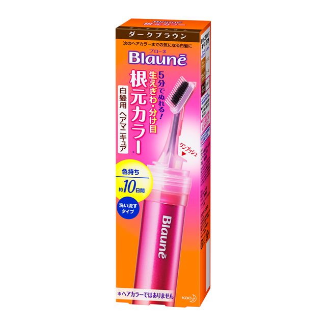 Kao Bione Root Color Hair Mousse for Gray Hair Dark Brown