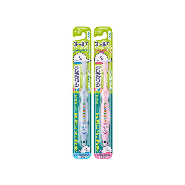 Clear Clean Kids Toothbrush for Ages 3-8