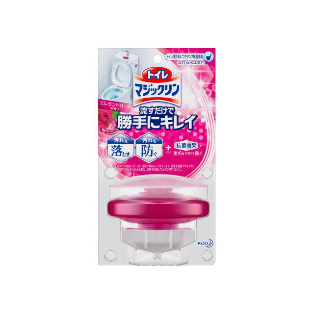 Toilet Magic Clean Flush and Clean Elegant Rose Scent 80g