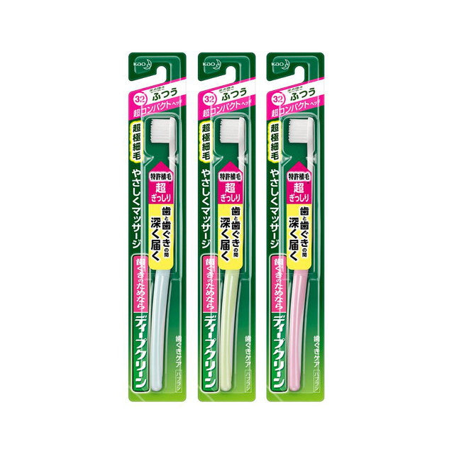 Kao Deep Clean Toothbrush Periodontal Care Ultra Compact Regular 1 Piece - Color Selection Not Available
