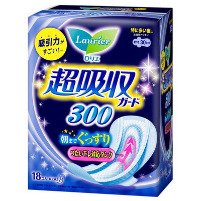 Kao Laurier Ultra Absorbent Guard Block 300 (18 Pieces)