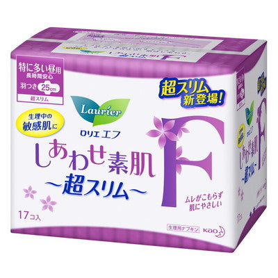Kao Laurier Shiawase Sohada Ultra Slim Extra Heavy Day Use Winged 17 Pieces
