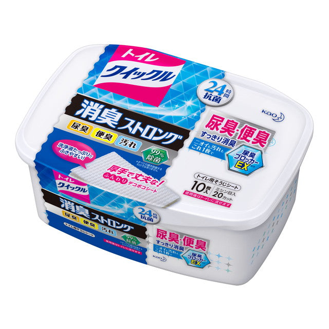 Toilet Quickle Deodorizing Strong, 10 Sheets