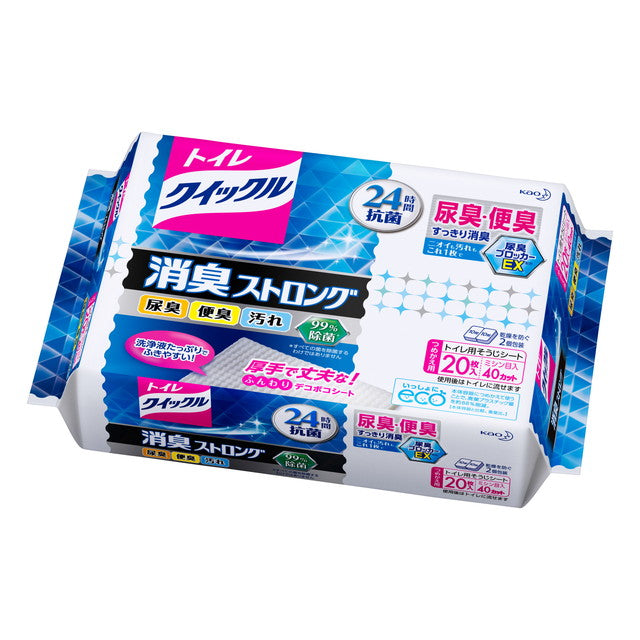Toilet Quickle Deodorizing Strong Refill 20 Pieces