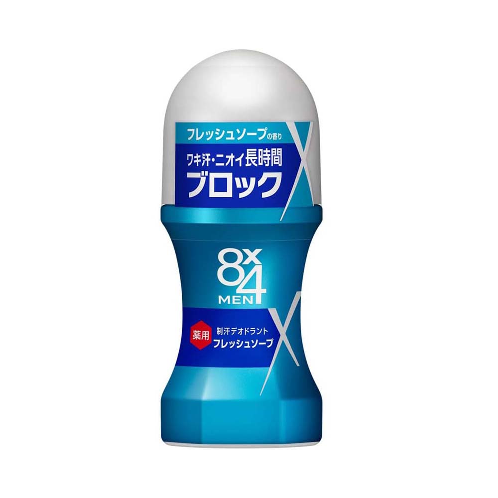Kao 8×4 MEN Roll-On Fresh Soap 60ml