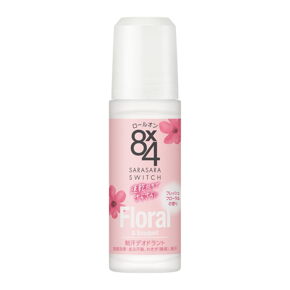 Kao 8x4 Roll-On Fresh Floral Scent 45ml