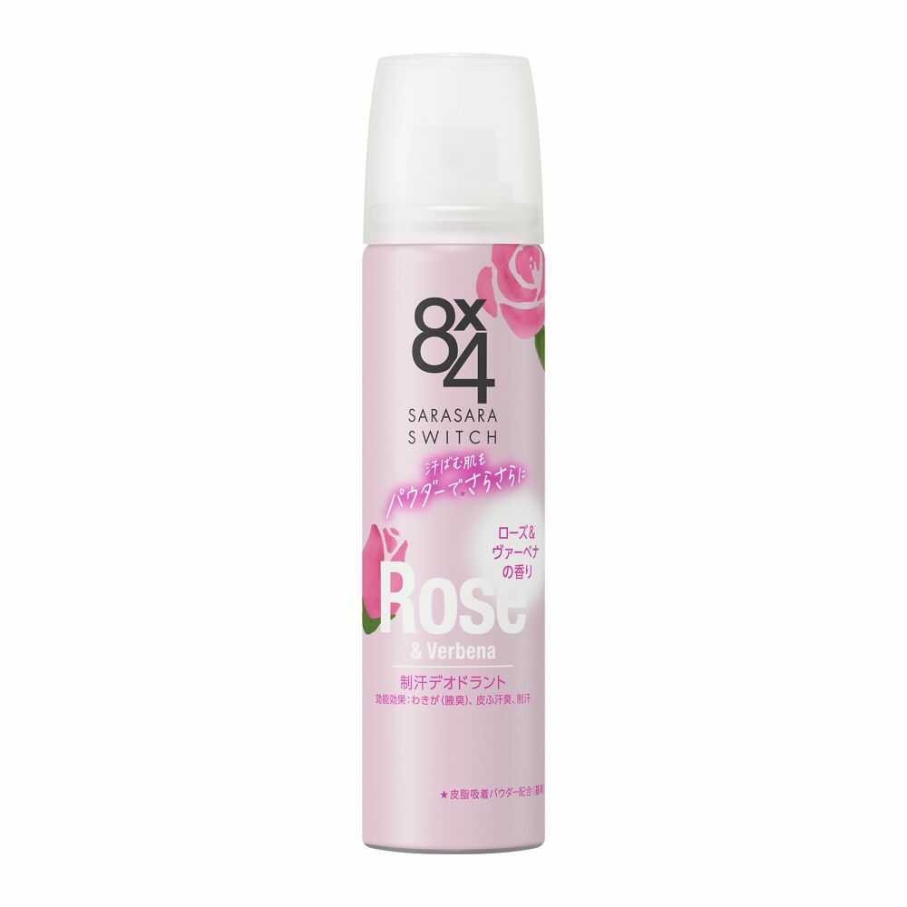 Kao 8×4 Powder Spray Rose & Verbena Scent 50g