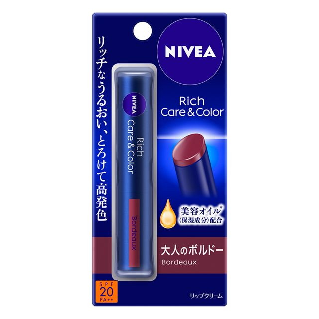 Kao Nivea Rich Care & Color Lip Bordeaux 2g