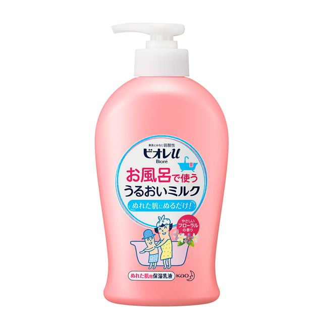 Biore U Moisturizing Milk for Bath Use Gentle Floral Scent 300ml
