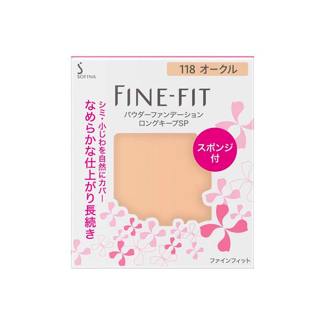 Sofina Fine Fit Powder Foundation Long Keep SP118 Ocher