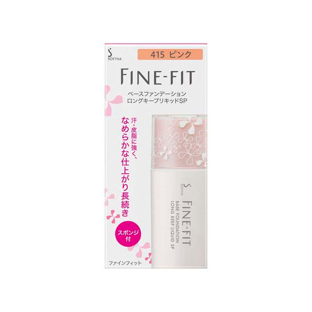 Sofina Fine Fit Base Foundation Long Keep Liquid SP415 Pink