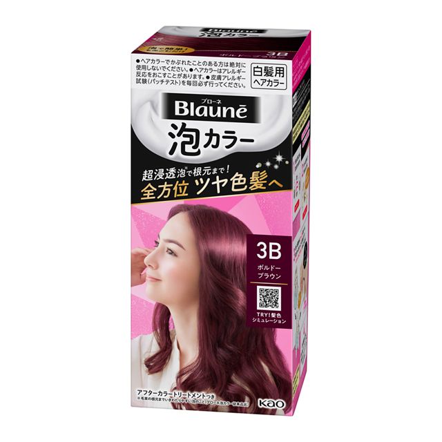 Medicinal Kao Bologne Foam Color 3B Bordeaux Brown 108ml