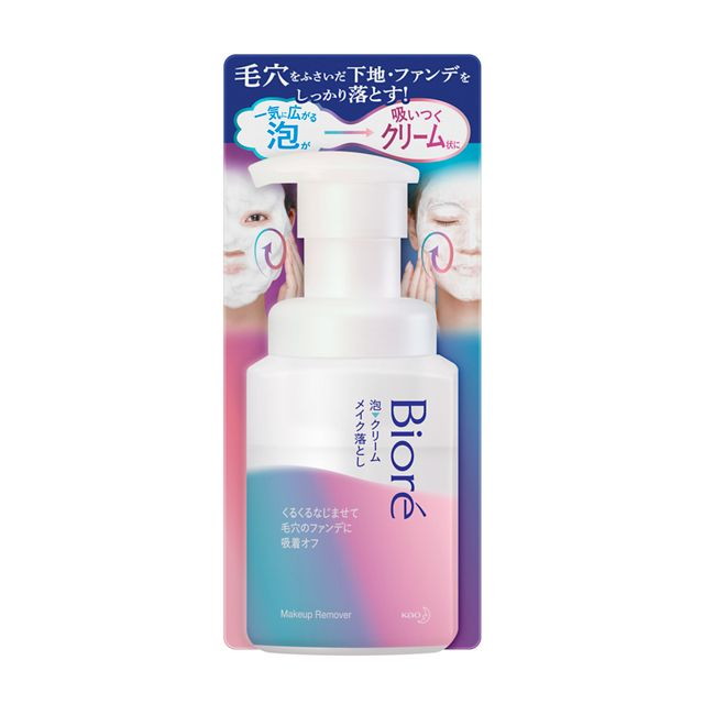 Kao Biore Foam Cream Makeup Remover 210ml