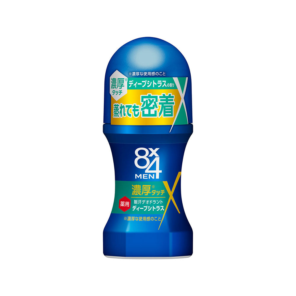 Kao 8x4 MEN Thick Roll-On Deep Citrus 60ml