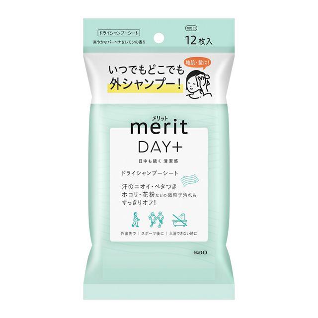 Kao Merit Day Plus Dry Shampoo Sheets 12 Sheets