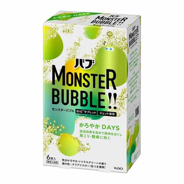 [Quasi-Drug] Kao Babu Monster Bubble Light Days 6 Tablets
