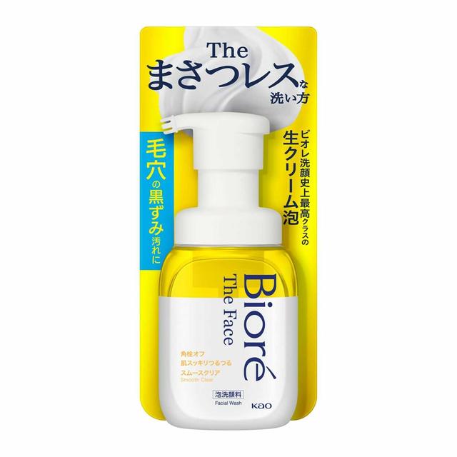 Kao Biore The Face Foam Cleanser Smooth Clear 200ml